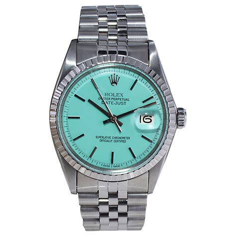 example of rolex gilt dial|Rolex with tiffany blue dial.